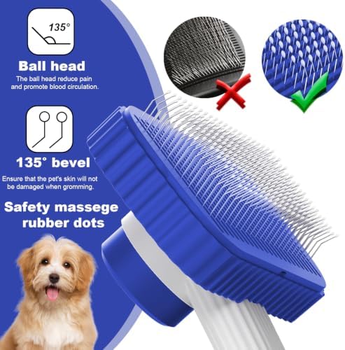 Dog Brush, Cat Brush for Long Haired Cats - Image 2