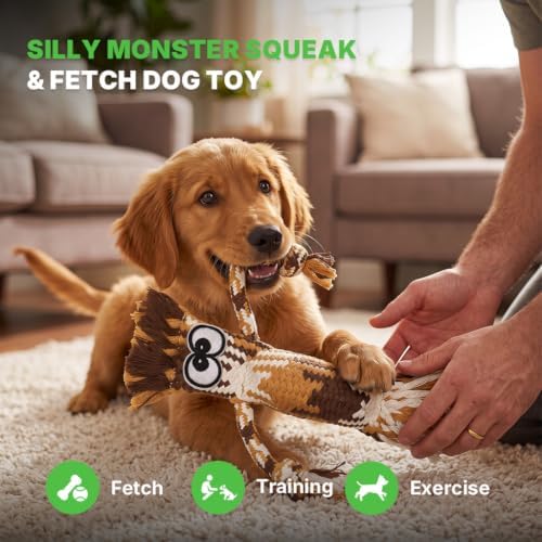 Dog Squeak Toy, Interactive Dog Chew Toys, Dog Toys to Keep Them Busy - Image 2