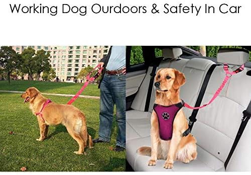 Lukovee Dog Car Seat Belt, 2 Pack, Headrest Restraint - Image 5