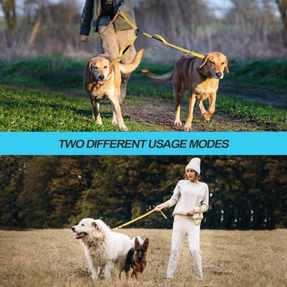 PetBonus Double Dog Leash, No Tangle Dual Leash, Walking Training Lead - Image 5