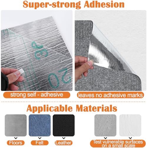 Cat Scratch Furniture Protector-100 x 15.8" Trimmable Self-Adhesive Cats Claws Scratch Pads, Cat Climbing Couch Protector for Protecting Furniture Couch Chair Sofa Cats Pet Gift (Light Gray) - Image 3