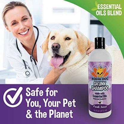 Bodhi Dog Skunk Shampoo | Skunk Smell Odor Remover Cleans & Deodorizes Using Essential Oils for Dogs & Cats | Made in USA | 16oz (473ml) (Pack of 2) - Image 3