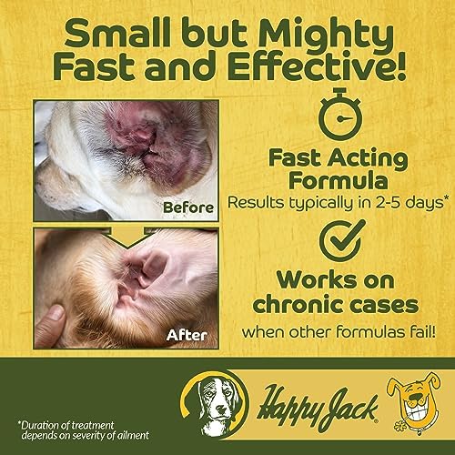 HAPPY JACK Ear Canker Powder (0.5 oz) Dog Ear Powder - Image 4