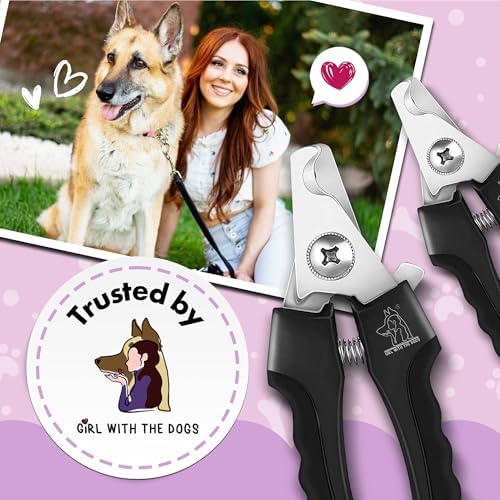 Girl With The Dogs Pet Nail Clippers for Dogs & Cats with Safety Guard - Image 2