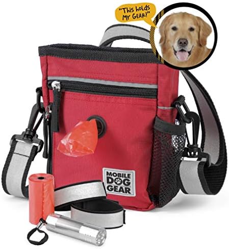 Mobile Dog Gear, Small Dog Walking Bag, Day or Night Reflective, 6 x 7 Inches - Image 2