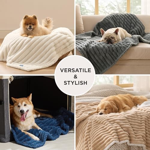 Bedsure ComfyFleece™ Waterproof Dog Blankets for Small Dogs,25x35 - Image 6
