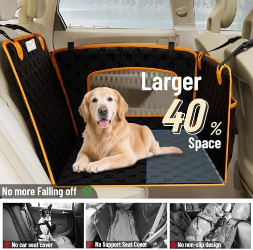 Dog Car Seat for Large Dog with Sturdy Fiberglass Support & Hard Bottom - Image 3