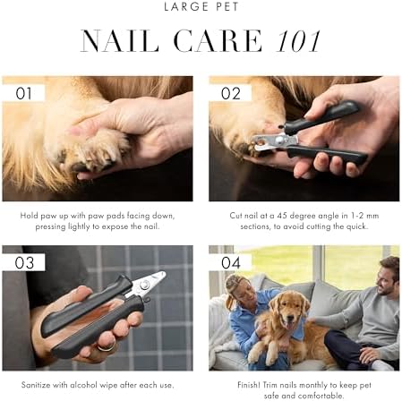 Tweezerman Large Nail Clippers for Pets - Manual Professional Nail Trimmer - Image 3