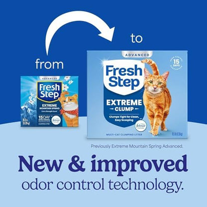 Fresh Step Advanced Extreme Clump Multi Cat Clumping Litter, 18.5 lb., 2 Pk - Image 2