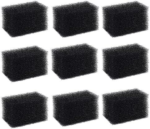 9Pack Cat Fountain Sponge Replacement Foam Sponges for Stainless Steel Fountains 84oz/2.5L Cat Water Fountain,Block Shape by Unknown