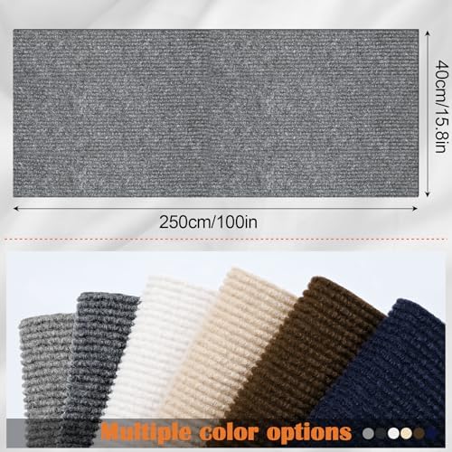 Cat Scratch Furniture Protector-100 x 15.8" Trimmable Self-Adhesive Cats Claws Scratch Pads, Cat Climbing Couch Protector for Protecting Furniture Couch Chair Sofa Cats Pet Gift (Light Gray) - Image 2