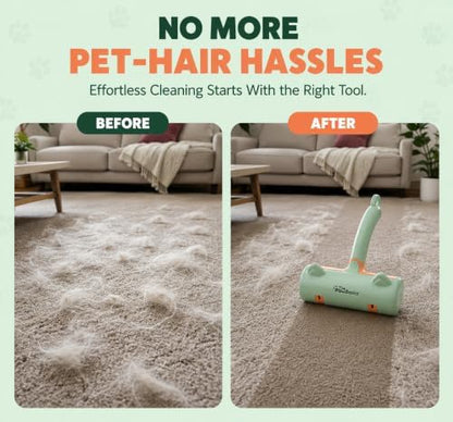 Pet Hair Remover Roller - Reusable Lint Roller for Dog and Cat Hair, Easy to Clean Electrostatic Pet Hair Removal Tool with Ergonomic Grip for Bedding, Couch, Carpet and Car Interiors - Image 6