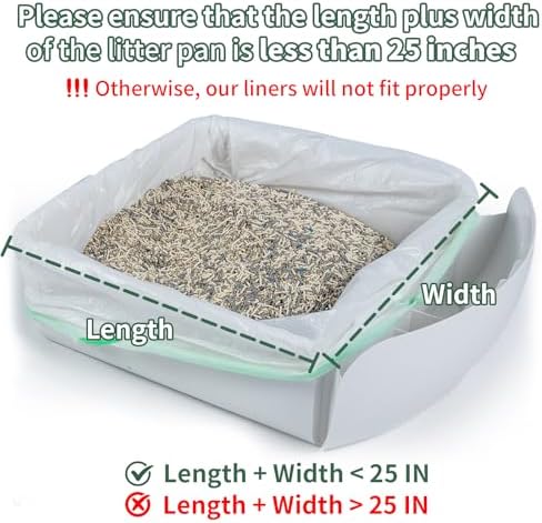 ANWA 40 Count Automatic Litter Box Bags, Litter Box Robot 4/5 Waste Bags - Image 2