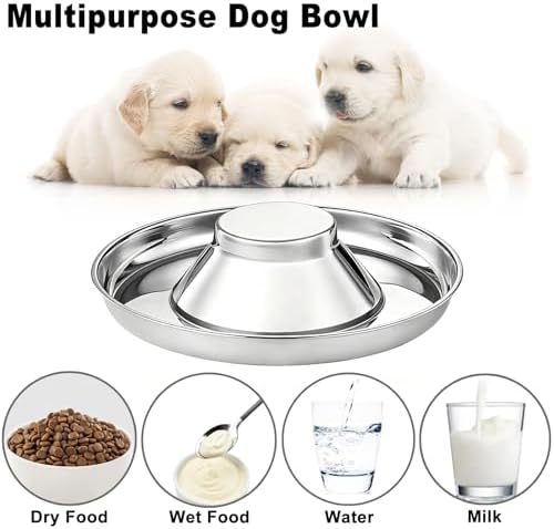 Stainless Steel Multi-Pet Feeding Bowl for Small Medium Large Dogs & Cats - Image 2