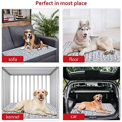 Dog Crate Mat (36" X 23") 2 Pack, Soft Dog Bed Pad Mat with Cute Stars - Image 6