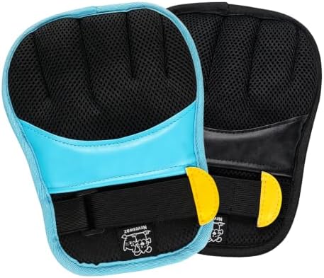 Pet Hair Removal Gloves, Blue and Black Colors, Static Hair Removal, Adjustable Strap, Reusable for Clothing, Sofa, Car Seat, Set of 2 by Unknown