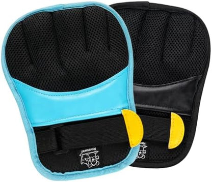 Pet Hair Removal Gloves, Blue and Black Colors, Static Hair Removal, Adjustable Strap, Reusable for Clothing, Sofa, Car Seat, Set of 2 by Unknown