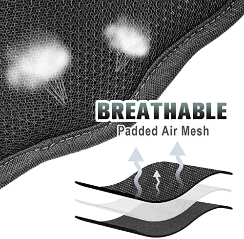 BARKBAY No Pull Dog Harness Large Reflective Dog Harness with Front Clip and Easy Control Handle for Walking Training Running with ID tag Pocket(Black,S) - Image 6