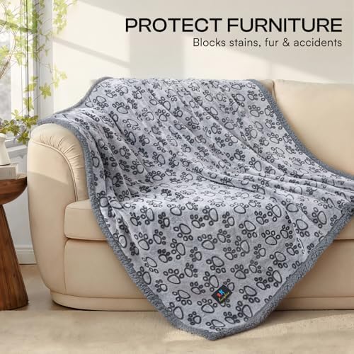 Luciphia Waterproof Dog Blanket Reversible Sherpa Fleece for Small Dogs Cat - Image 5