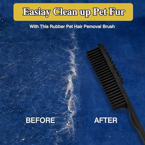 Easy-Clean Pet Rubber Hair Removal Brush – Multi-Surface Cleaning Tool for Cars & Home - Image 5