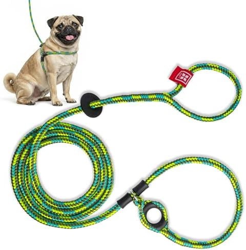 Harness Lead No Pull Dog Harness and Leash Set, Anti Pull Dog Harness, One-Piece Cushioned Rope Safely Prevents Escaping and Pulling (Small/Medium, Rainforest) by HarnessLead