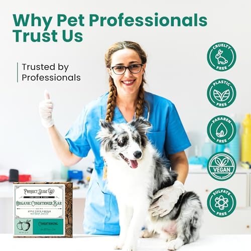 Project Sudz Dog Shampoo and Conditioner Bar with Hemp Seed Oil | Organic Dog Shampoo for Allergies and Itching | All Natural Bar Shampoo and Conditioner (2) - Image 4