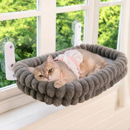 CHEERPALS Cloud Cat Window Perch for Indoor Cats Hammock Bed Foldable by CHEERPALS