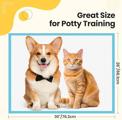 VJJ Puppy Pads 100 Count 30"x26", Great Value Potty Pads for Dogs XL, Large Pee Pads Piddle Pads for Pet Training, Leak-Proof Dog Pee Pads for Doggy Daily Use - Image 5