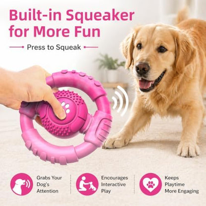 Pamlulu Tough Dog Toys for Aggressive Chewers, Indestructible Dog Toy for Large Dogs, Nylon Chew Toys for Medium Large Breed, Interactive Dog Toys to Keep Them Busy, Dog Birthday - Image 6