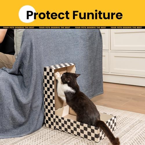 Conlun Cat Scratcher Box with 4 Pads & 2Cardboard Boxes - Image 6
