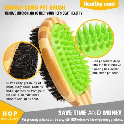 Short Hair Dog Brush for Detangling and Shedding Coats, Silicone Pet Brushing Comb, Massage, Blood Circulation, Gentle on Sensitive Skin, Gift for Dog Lovers - Image 3