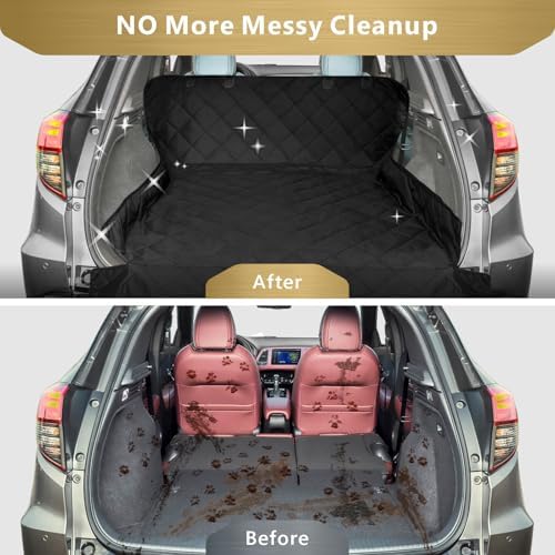 F-color SUV Cargo Liner for Dogs - Heavy Duty Trunk Cover for Full-Size SUV - Image 3