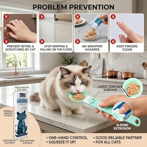 Lick Mat for Dogs & Cats 5 PCS Set 2 Slow Feeder Lick Mats with Suction Cups, Cat Strip Feeder, Scraper & Brush, Dog Lick Mat for Anxiety Relief & Peanut Butter Pad for Grooming & Boredom - Image 2