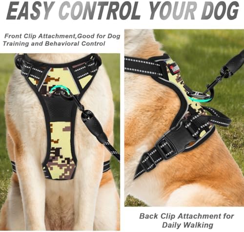 BARKBAY Dog Harness No Pull for Large Dogs Front Back Clips,Dog Vest - Image 2