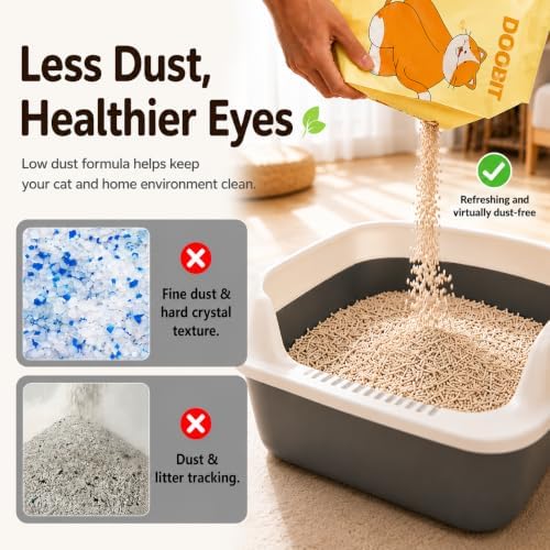 Tofu Cat Litter Flushable, Fast Clumping, Scoop Poop Easily, Less Dust, Less Tracking, Natural Non Toxic Cat Litter, sustainably Yours, I'm Gonna Pee(5.7lb x 1pack) - Image 6