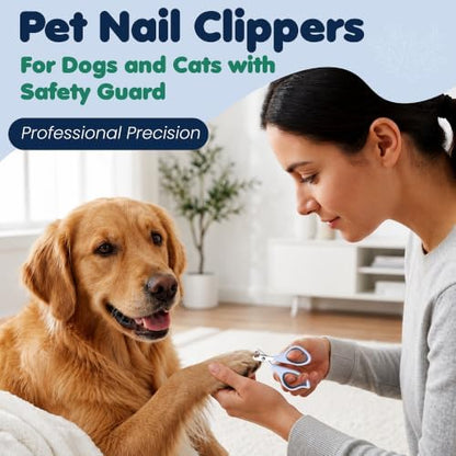 Formit Crafts Pet Nail Clippers for Dogs and Cats - Professional Stainless Steel Dog Nail Trimmer, Handles Made from Recycled Ocean-Bound Plastic,Color Gray - Image 5