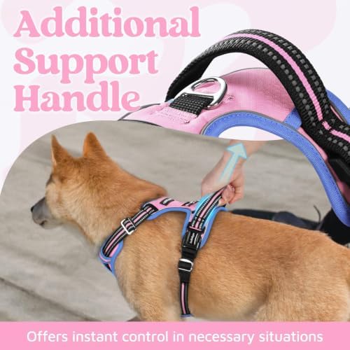 rabbitgoo Dog Harness for Large, No Pull 3 Buckles Easy On & Off - Image 4