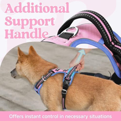rabbitgoo Dog Harness for Large, No Pull 3 Buckles Easy On & Off - Image 4