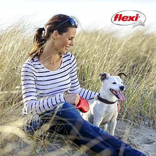 FLEXI® Classic XS Cord Retractable Dog Leash, 3-Finger Grip, 10 ft - Pink - Image 6
