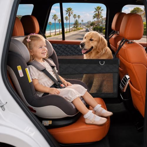 dessports Dog Car Seat Backseat Extender Hard Bottom for Medium Large Dogs - Image 3