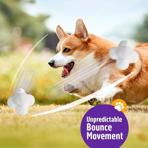 Kimee 3.9'' Dog Balls Tennis Balls Dog Toys for Aggressive Chewers 3 Balls - Image 5