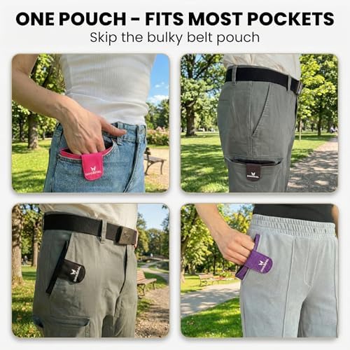 DOGOPAL Dog Treat Pouch for Training, Compact Pocket Treat Pouch with Magnetic Closure, Slim Dog Treat Bag and Treat Holder for Walks (Brown) - Image 5