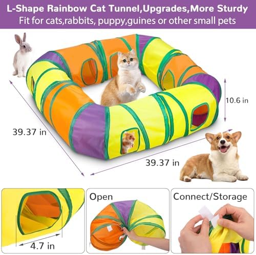 Retro Shaw Interactive Cat Toys for Indoor Cats Kitten,Relieve Bored,25PCS - Image 2