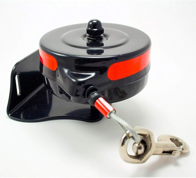 Lixit® Bracket Mount and Stake Retractable Leash Tie Outs for Dogs (Large (Pack of 1), Bracket)
