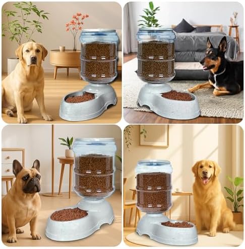 Kenond 11L Gravity Automatic Dog Feeder, Dog Food Dispenser for Large Breed - Image 3