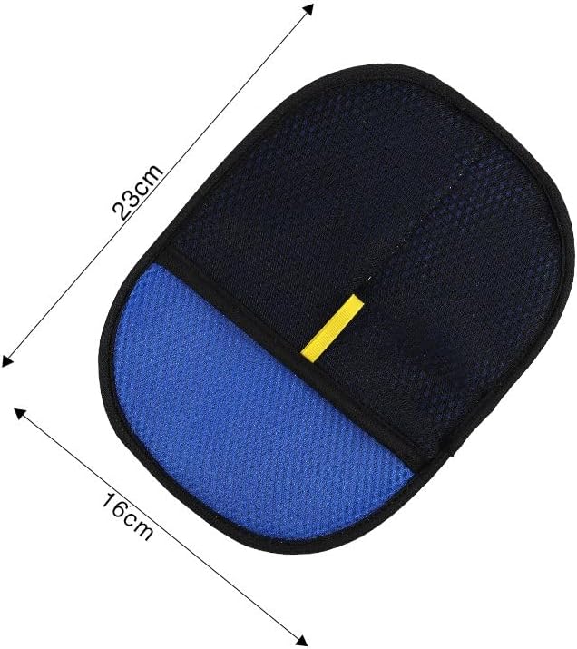 2 Pack Pet Hair Removal Glove, Reusable Electrostatic Magic Brush Glove for Couch, Carpet, and Car Seat (Blue) - Image 2