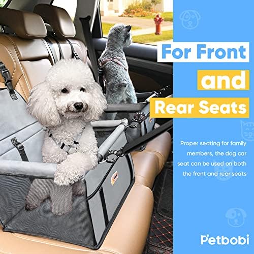 Petbobi Dog Car Seat for Small Dogs and Cats up to 15 lbs, Portable Booster - Image 5