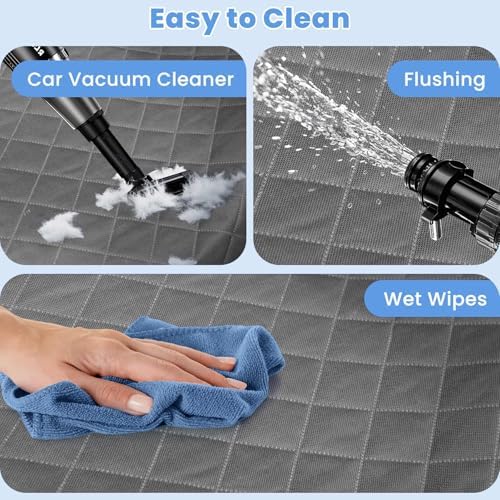 ELONGRIVER Dog Car Seat Covers, Waterproof Front Seat Cover - Image 6