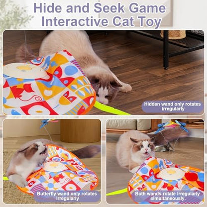 Interactive Cat Toys for Indoor Cats, Kitten Toys for Indoor Kittens,Yellow - Image 2