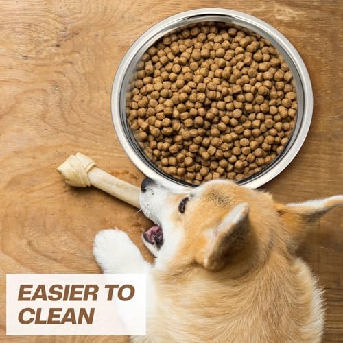 Ziliny 6 Pcs 8 Cup Metal Dog Bowls Stainless Steel Food Dish 64 Oz - Image 6